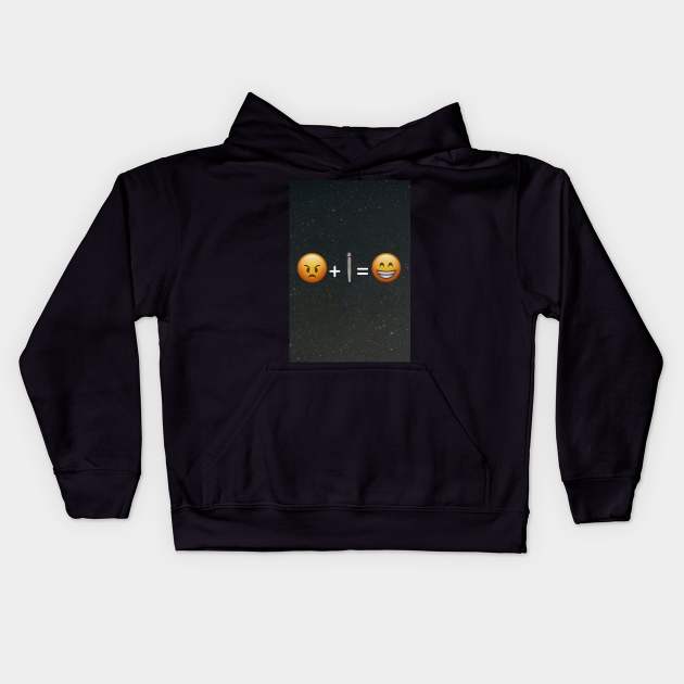 Formula of Happiness Kids Hoodie by DreamCollage